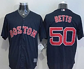 Boston Red Sox #50 Mookie Betts Navy Blue New Cool Base Stitched MLB Jersey,baseball caps,new era cap wholesale,wholesale hats